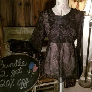 Elle Back Tie Blouse